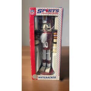 WASHINGTON REDSKINS NUTCRACKER - 11" High - SPORTS COLLECTOR SERIES - TOPPERSCOT